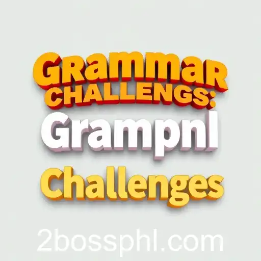 Unveiling the Fun: 'Grammar Challenges' - A Unique Adventure with bossphl